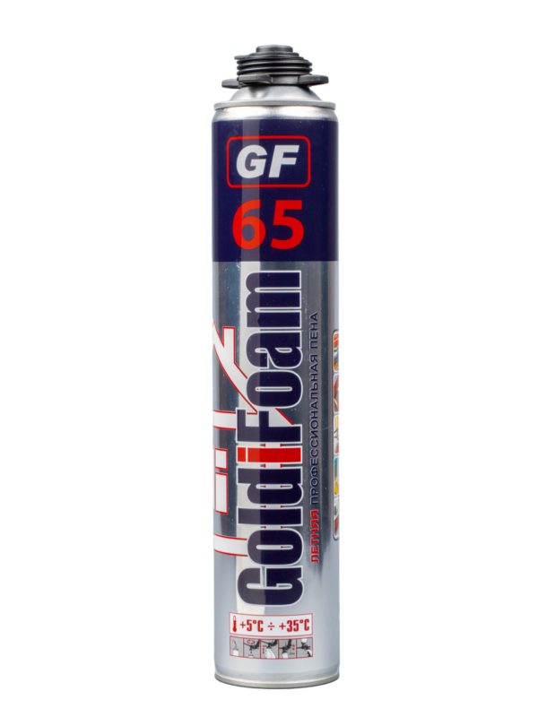 Монтажная профессиональная пена GoldiFoam 65 Летняя