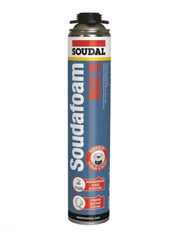 Монтажная профессиональная пена Soudal Maxi 70 лето