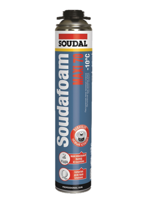 Монтажная профессиональная пена Soudal Maxi 70 зима
